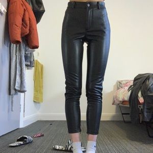 primark leather jeans